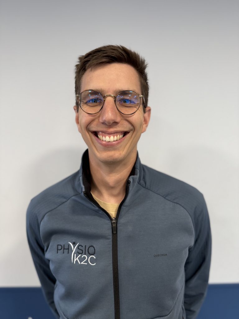 Vincent lhuissier kiné aux ponts de Cé, membre de l'équipe Physio K2C